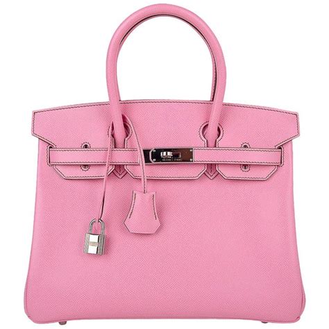 ebay hermes birkin 30 pink|Hermes Birkin 30 street style.